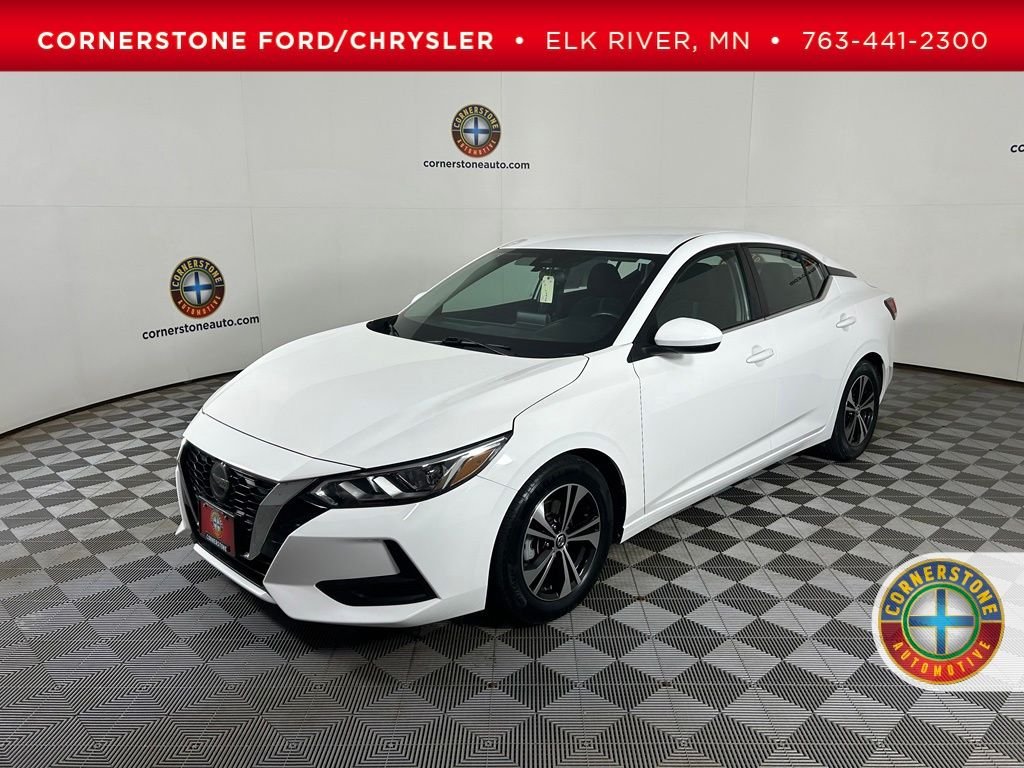 Used 2021 White Nissan SV image 1