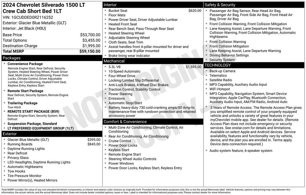 Used 2024 Blue Chevrolet LT image 2
