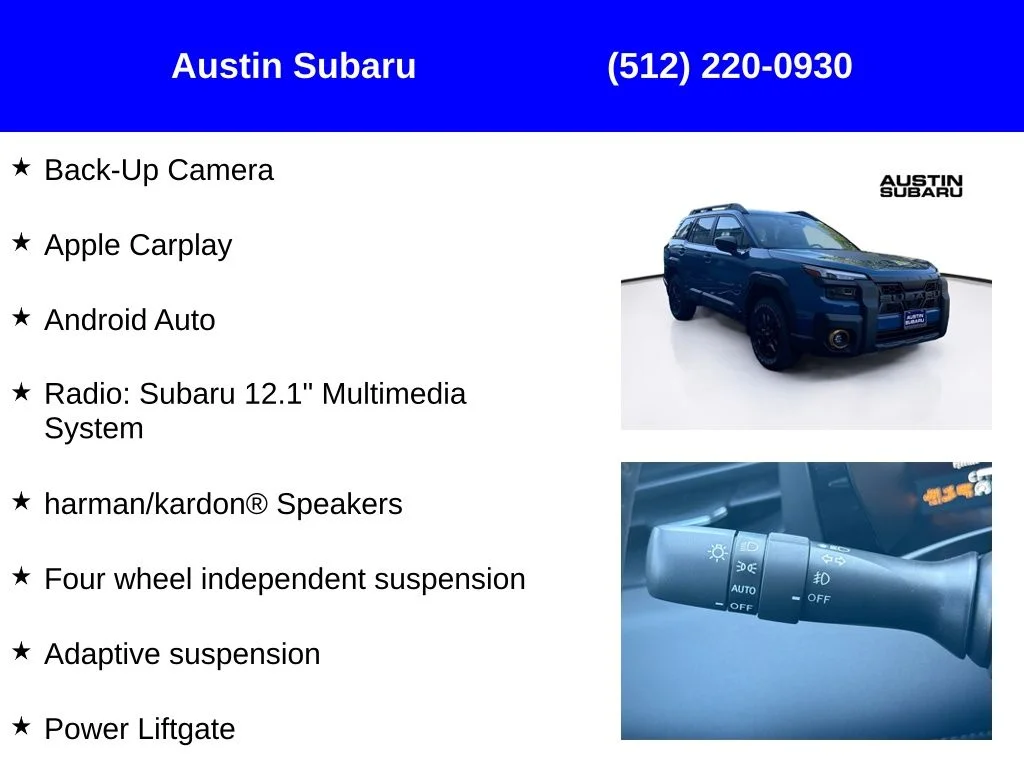 New 2026 Blue Subaru Wilderness image 9