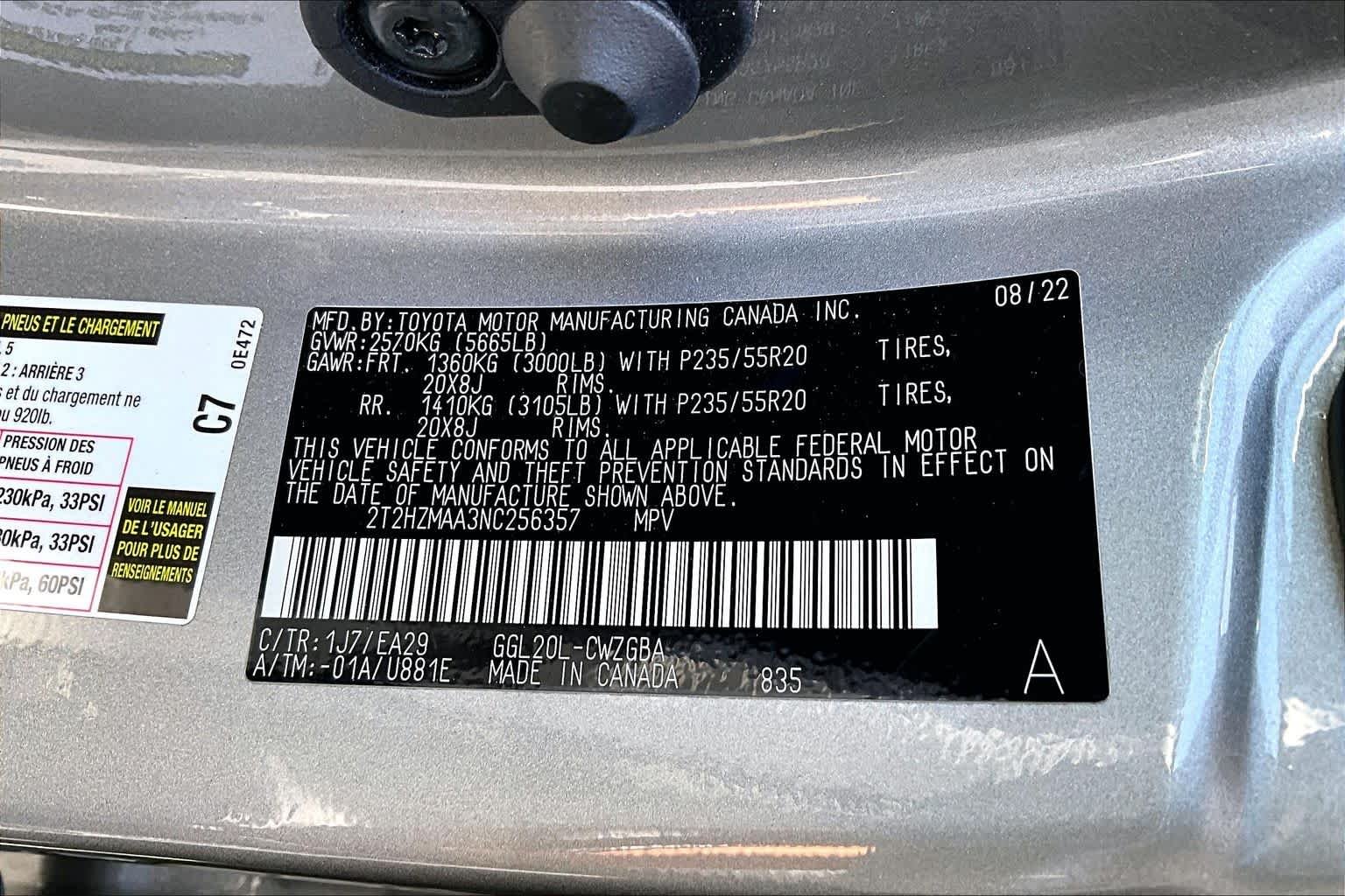 Certified Used 2022 Atomic Silver Lexus  image 37