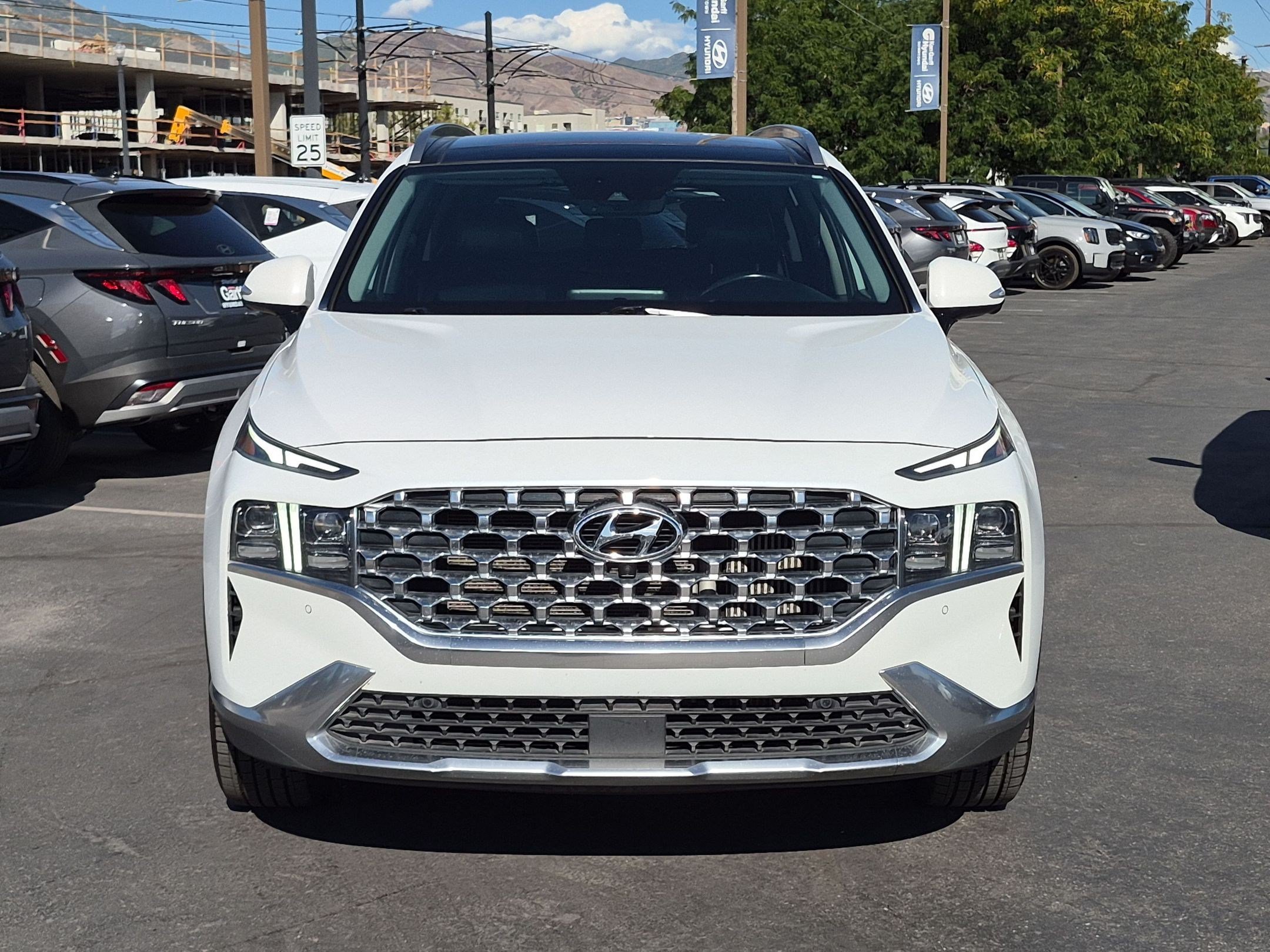 Used 2021 Quartz White Hyundai Limited image 9