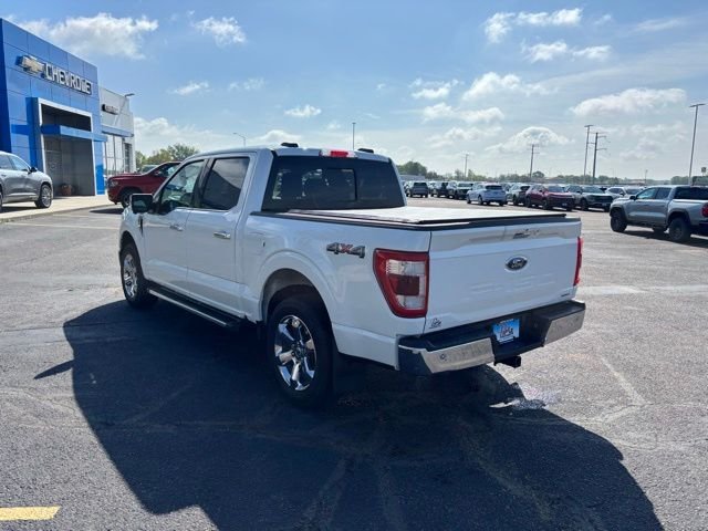 Used 2023 White Metallic Ford Lariat image 4