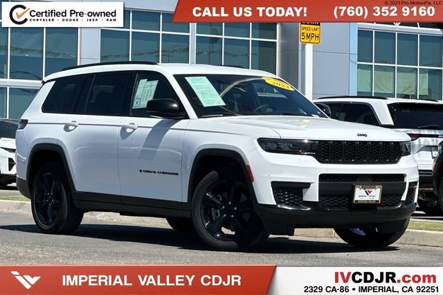 Certified Used 2023 White Jeep Altitude image 1