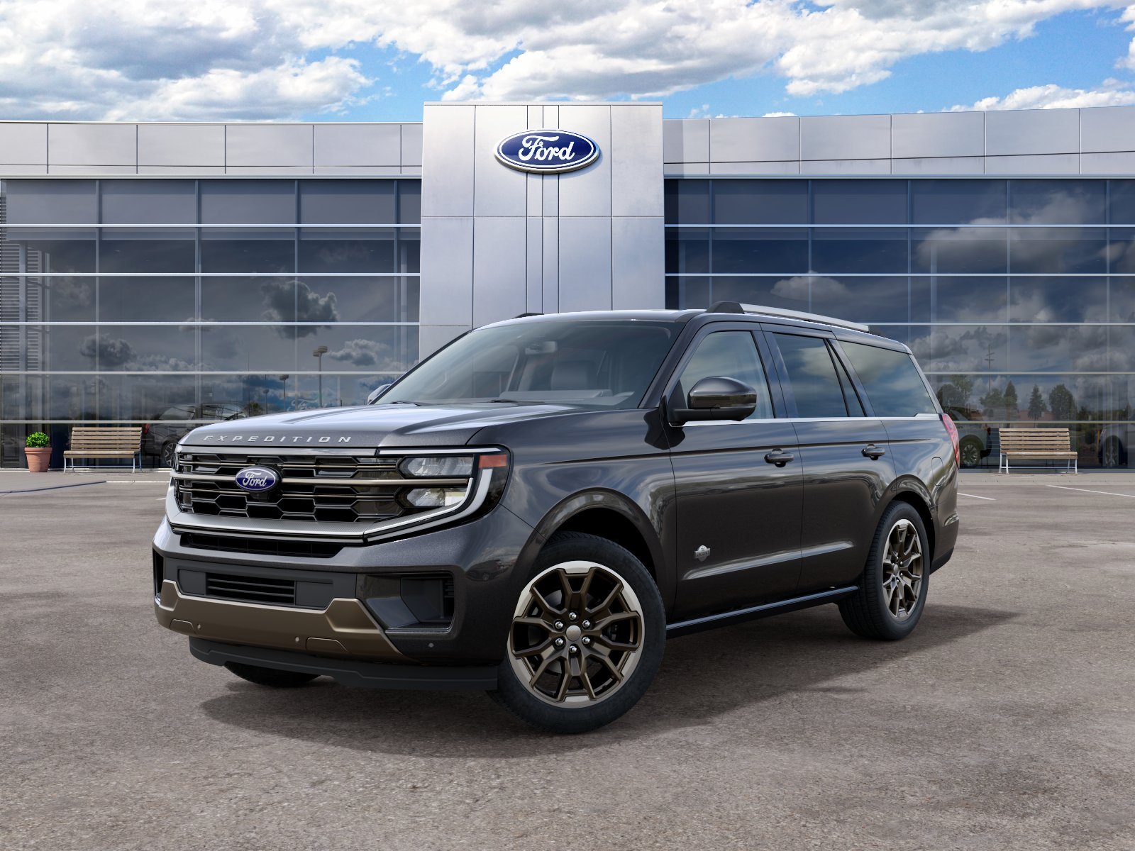 New 2027 Dark Matter Gray Metallic Ford King Ranch® image 25