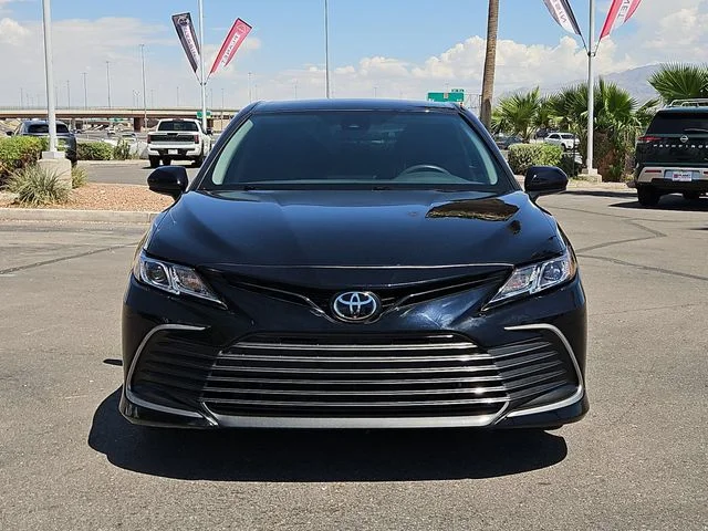 Used 2023 Midnight Black Metallic Toyota LE image 4