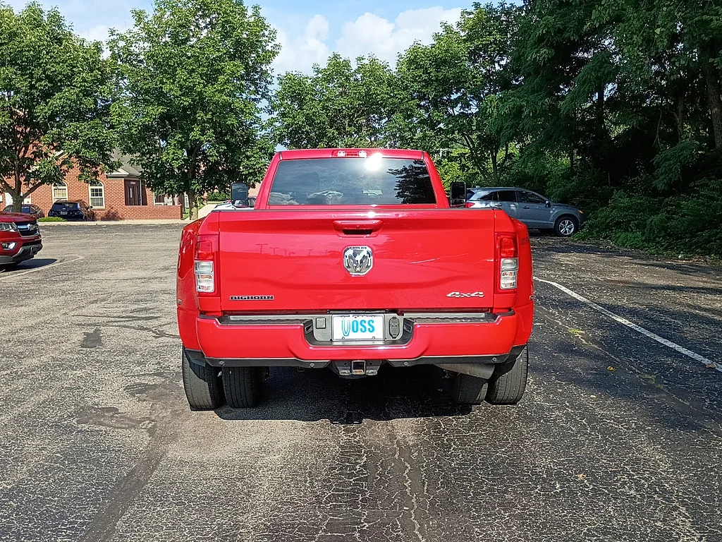 Used 2022 Flame Red Clear Coat Ram Lone Star image 4