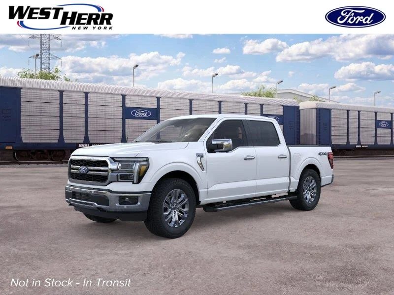 New 2026 Star White Metallic Tri-Coat Ford Lariat® image 1