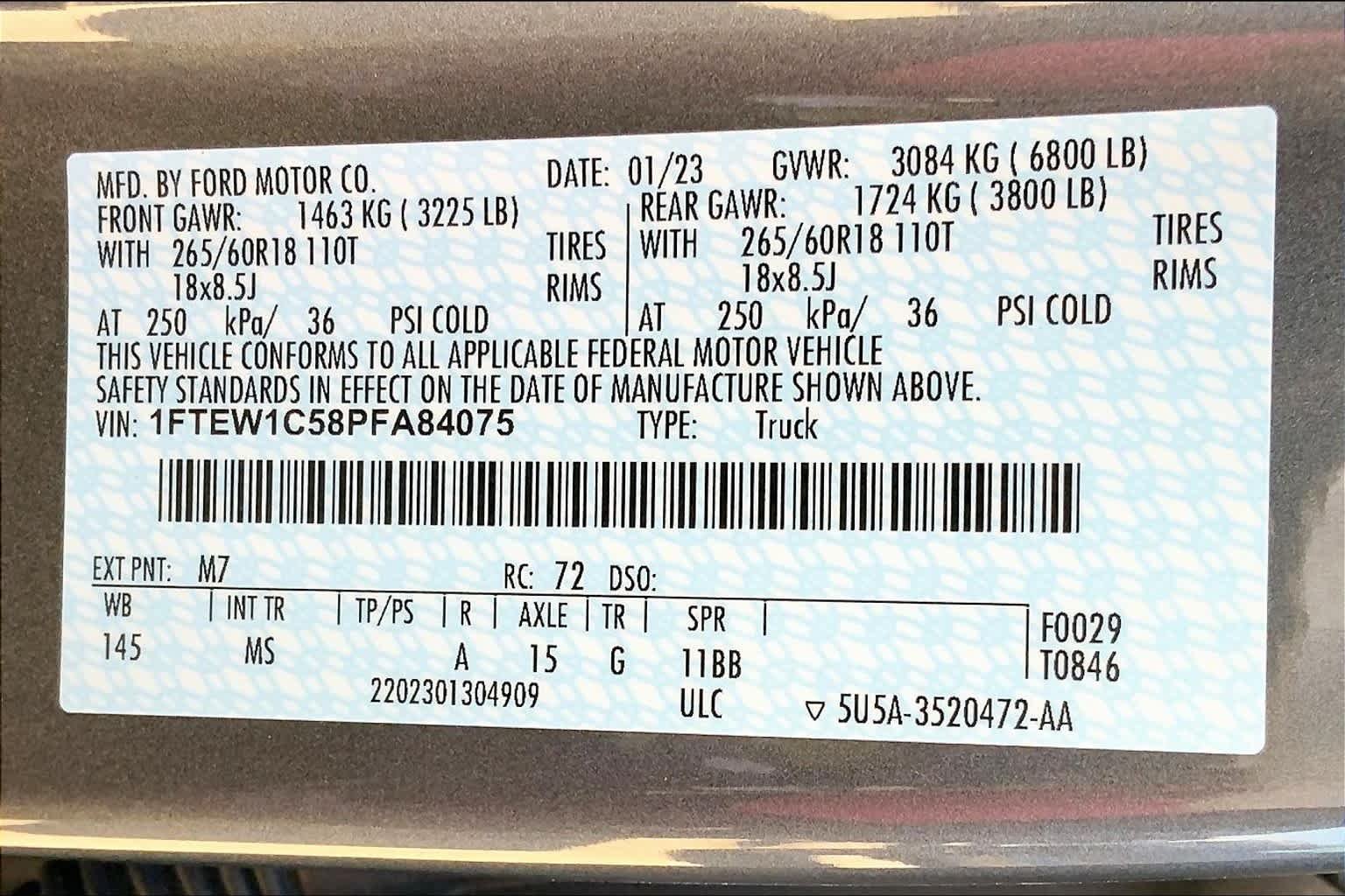 Certified Used 2023 Carbonized Gray Metallic Ford XLT image 36