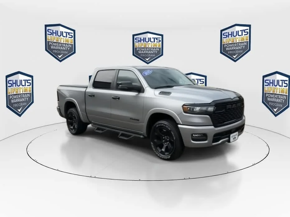 Used 2025 Billet Silver Metallic Clearcoat Ram Big Horn image 3