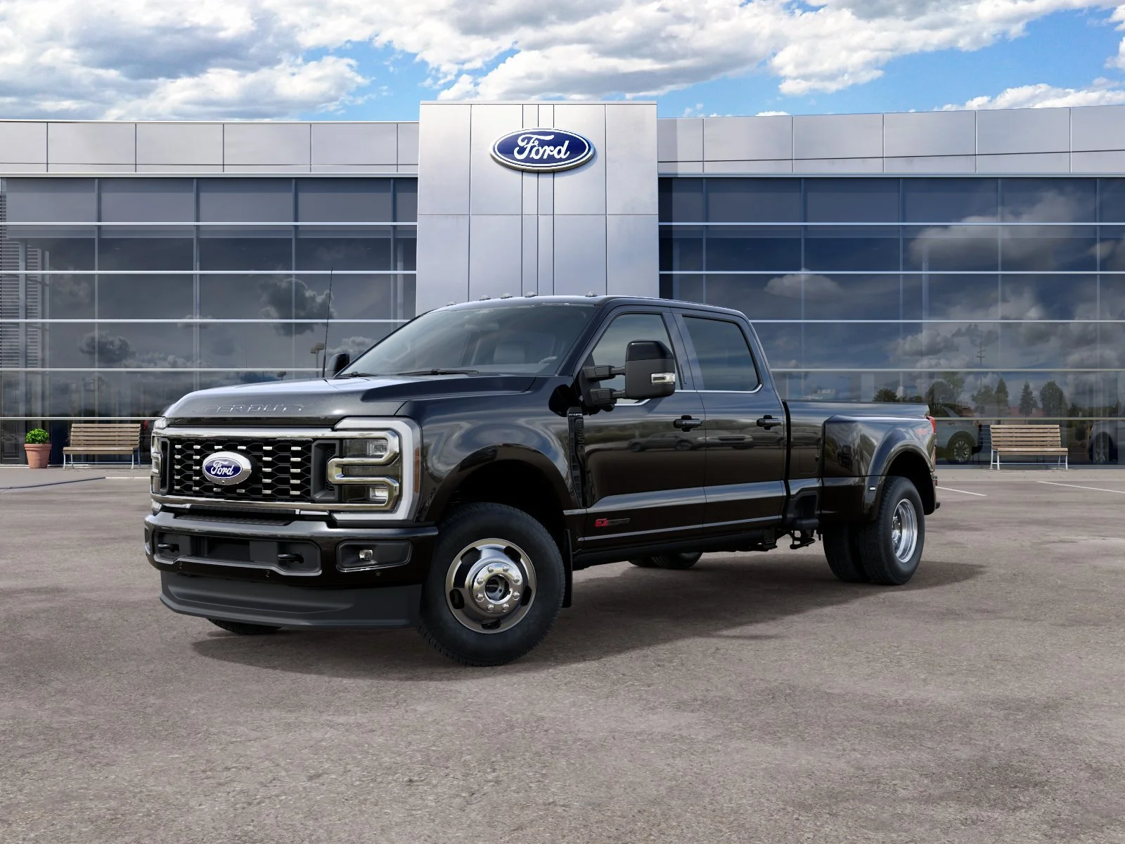 New 2027 Agate Black Metallic Ford F-350® Platinum® image 2