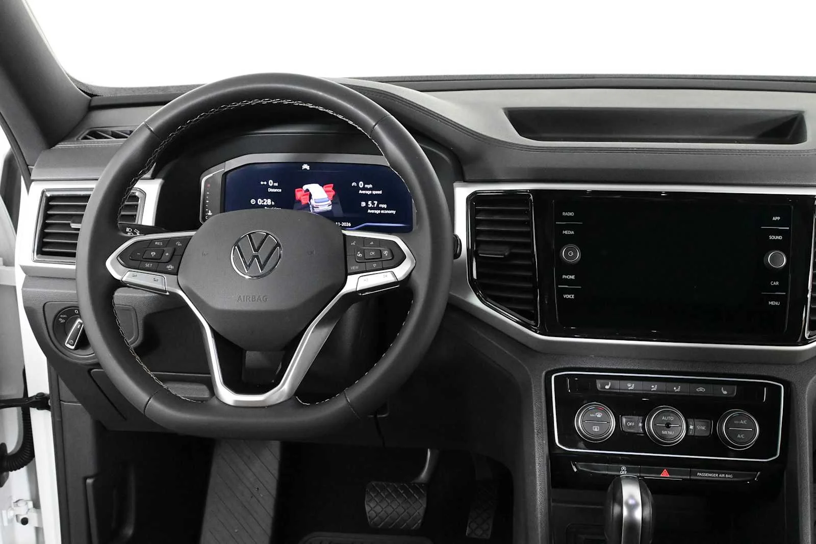 Certified Used 2022 Pure White Volkswagen 3.6L V6 SE w/Technology image 3