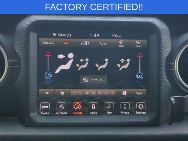 Used 2021 Blue Jeep Unlimited Sahara 4xe image 24