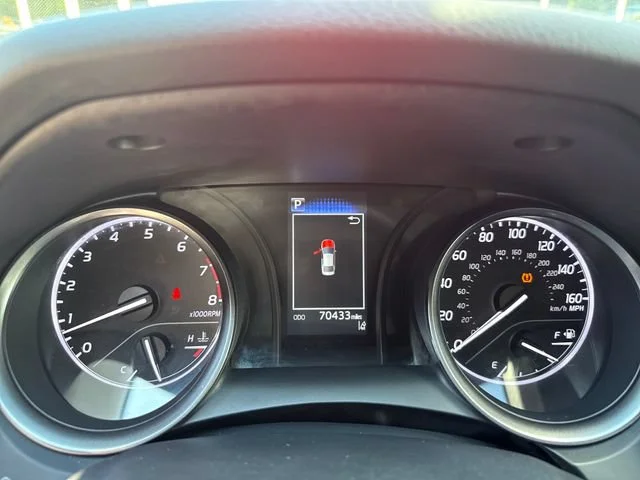 Used 2021 Supersonic Red Toyota SE image 19
