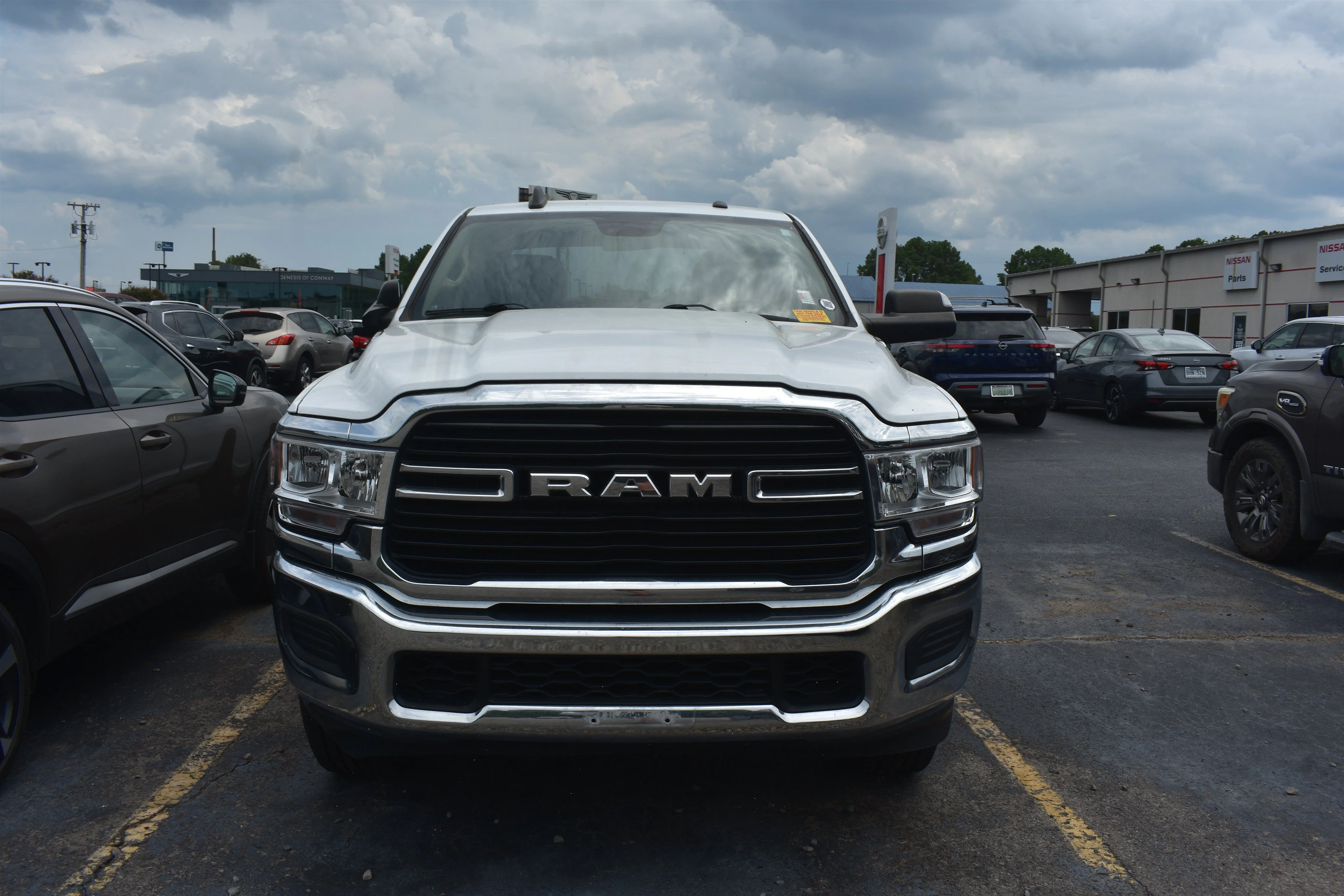 Used 2019 Bright White Clearcoat Ram Big Horn image 2