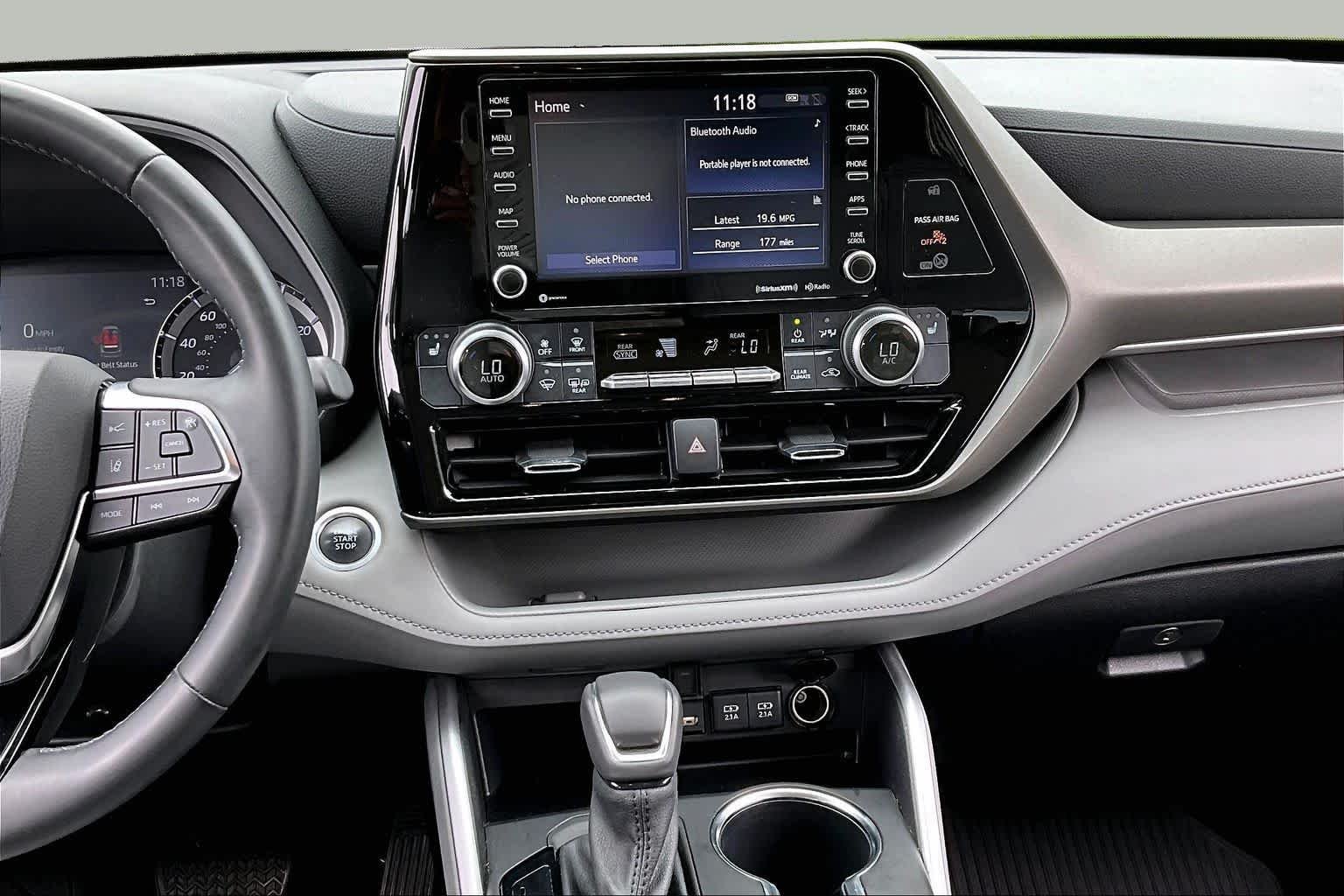 Used 2021 Magnetic Gray Metallic Toyota XLE image 7