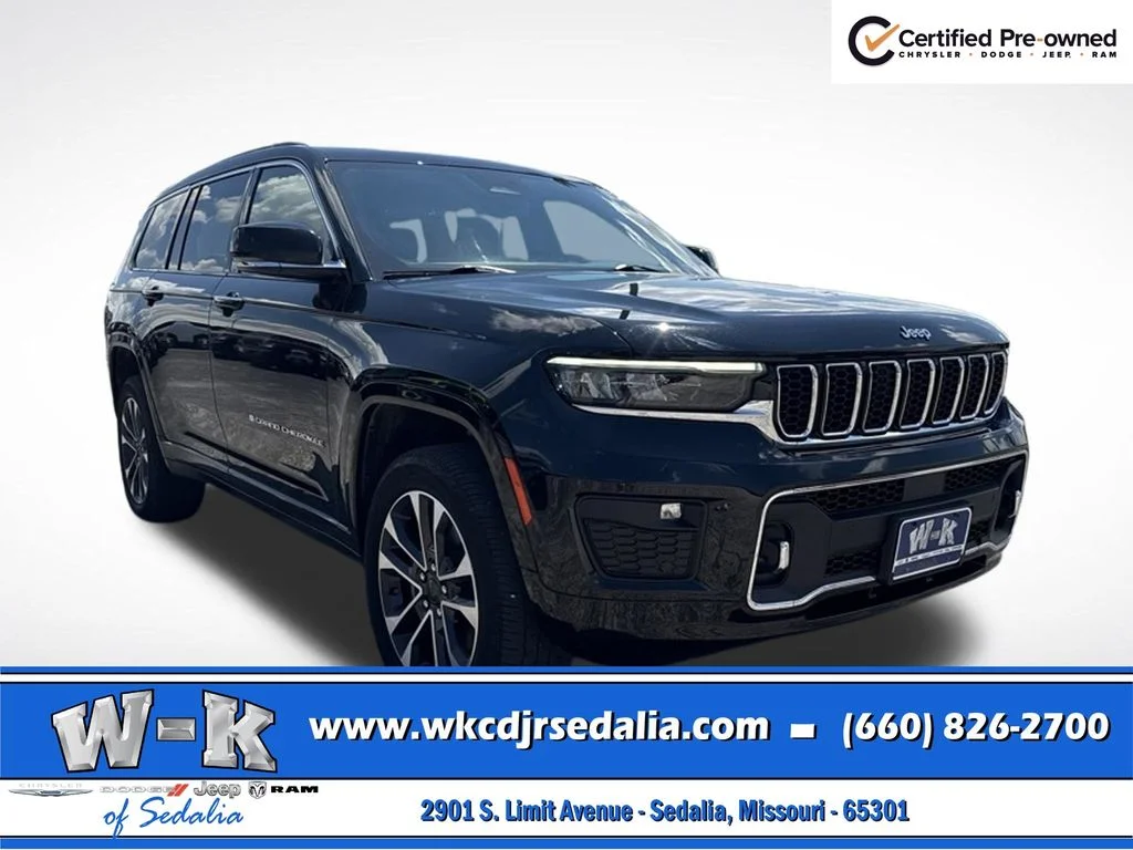 Certified Used 2023 Black Jeep Overland image 1
