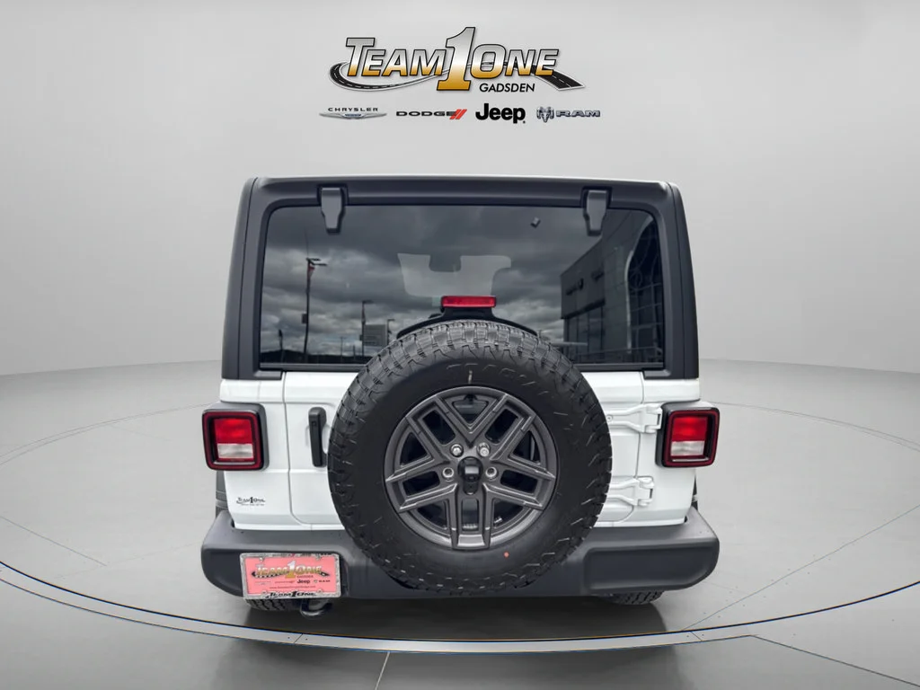 New 2026 Bright White Clear-Coat Exterior Paint Jeep Sport S image 8