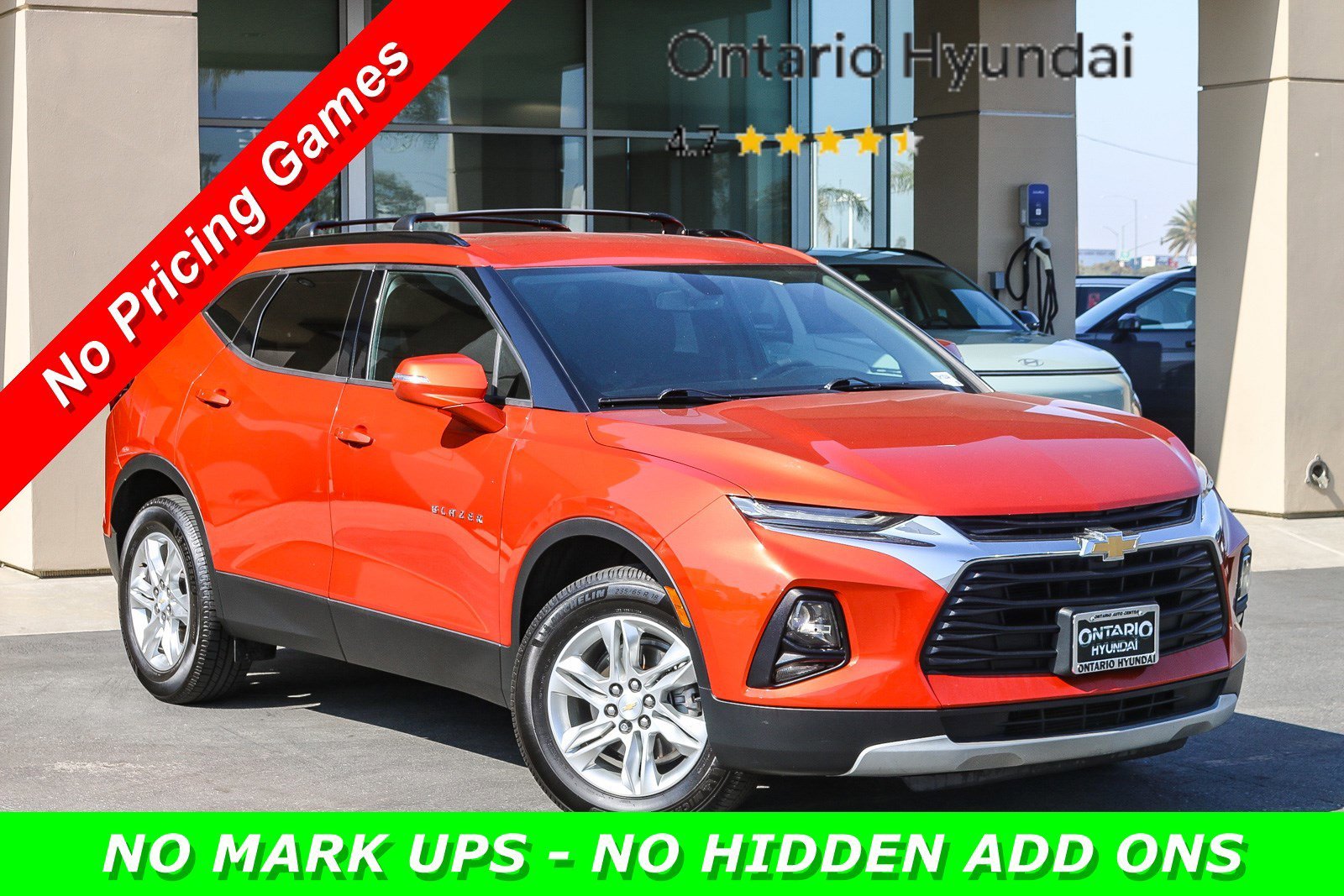 Used 2021 Cayenne Orange Metallic Chevrolet LT image 1