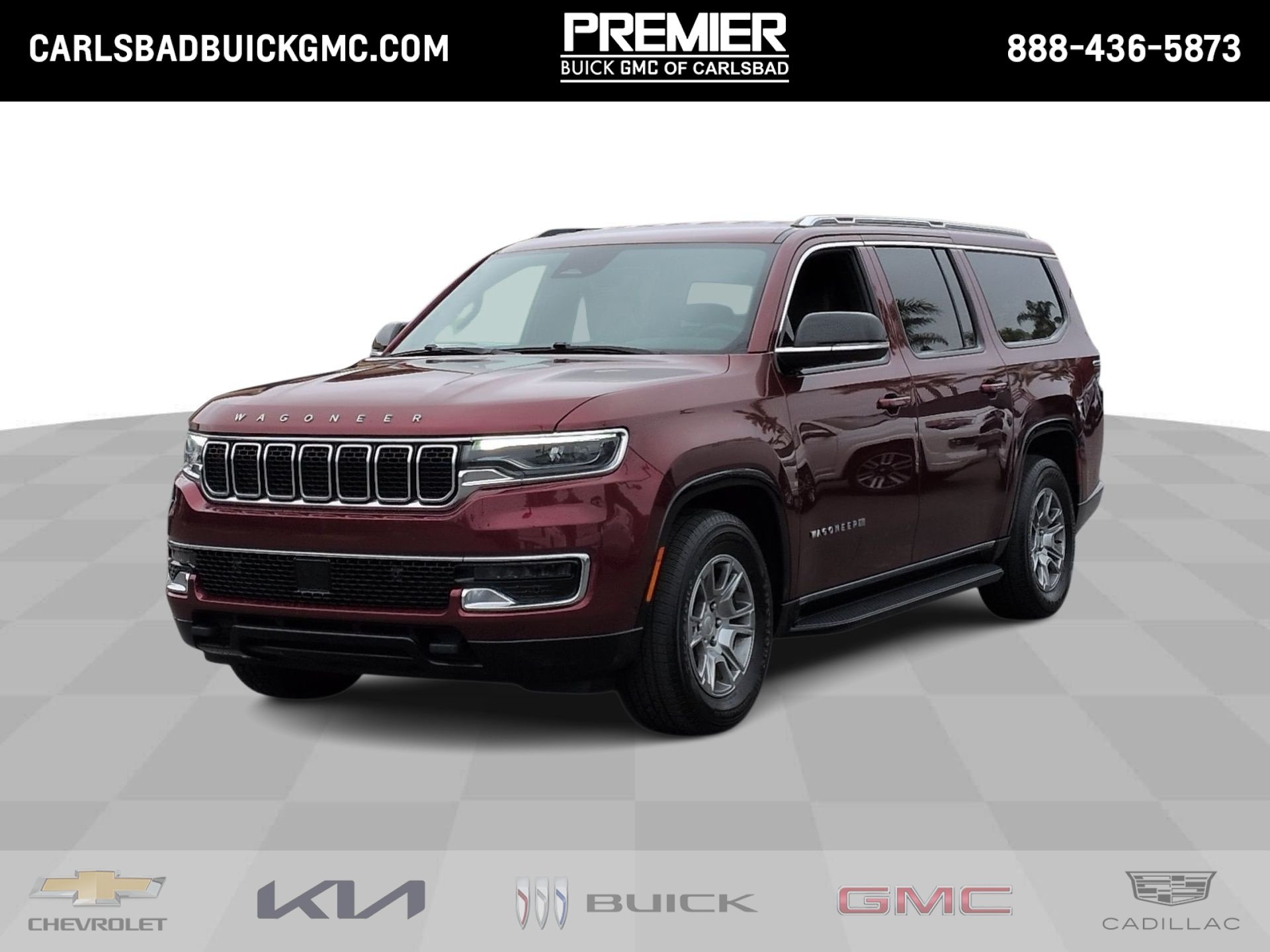 Red 2023 Jeep Wagoneer L 4WD SUV / Crossover Four-Wheel Drive