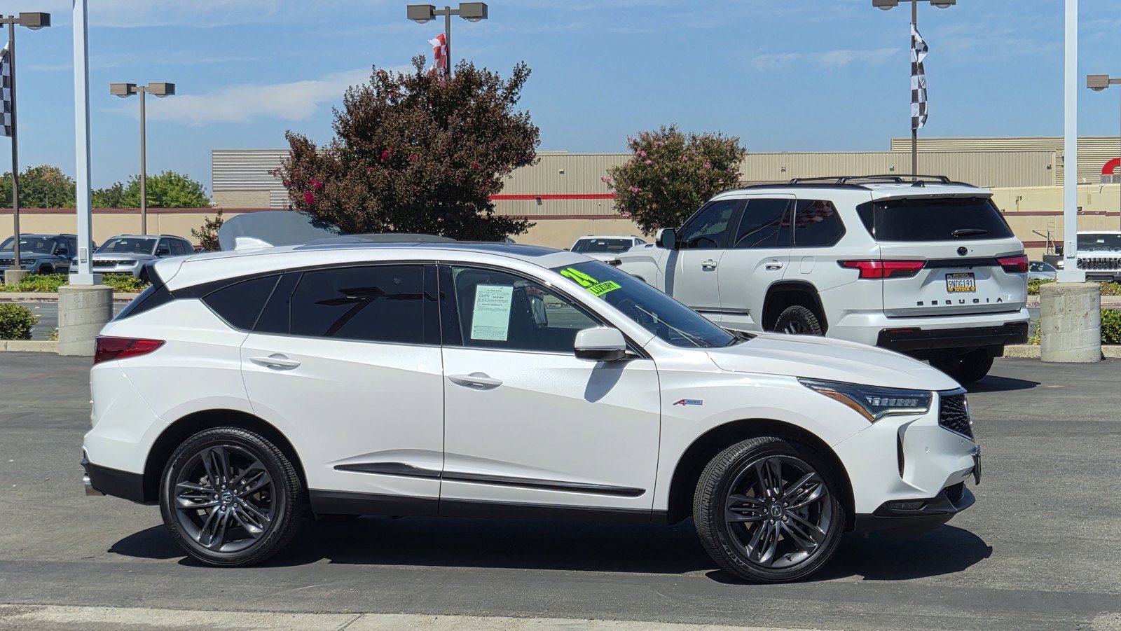 Used 2024 White Acura w/A-Spec Package image 3