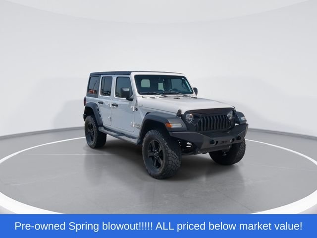 Used 2018 White Jeep Unlimited Sport S image 2