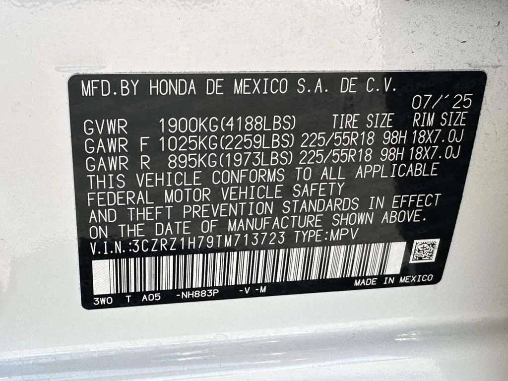 2026 Honda HR-V EX-L - Photo 30
