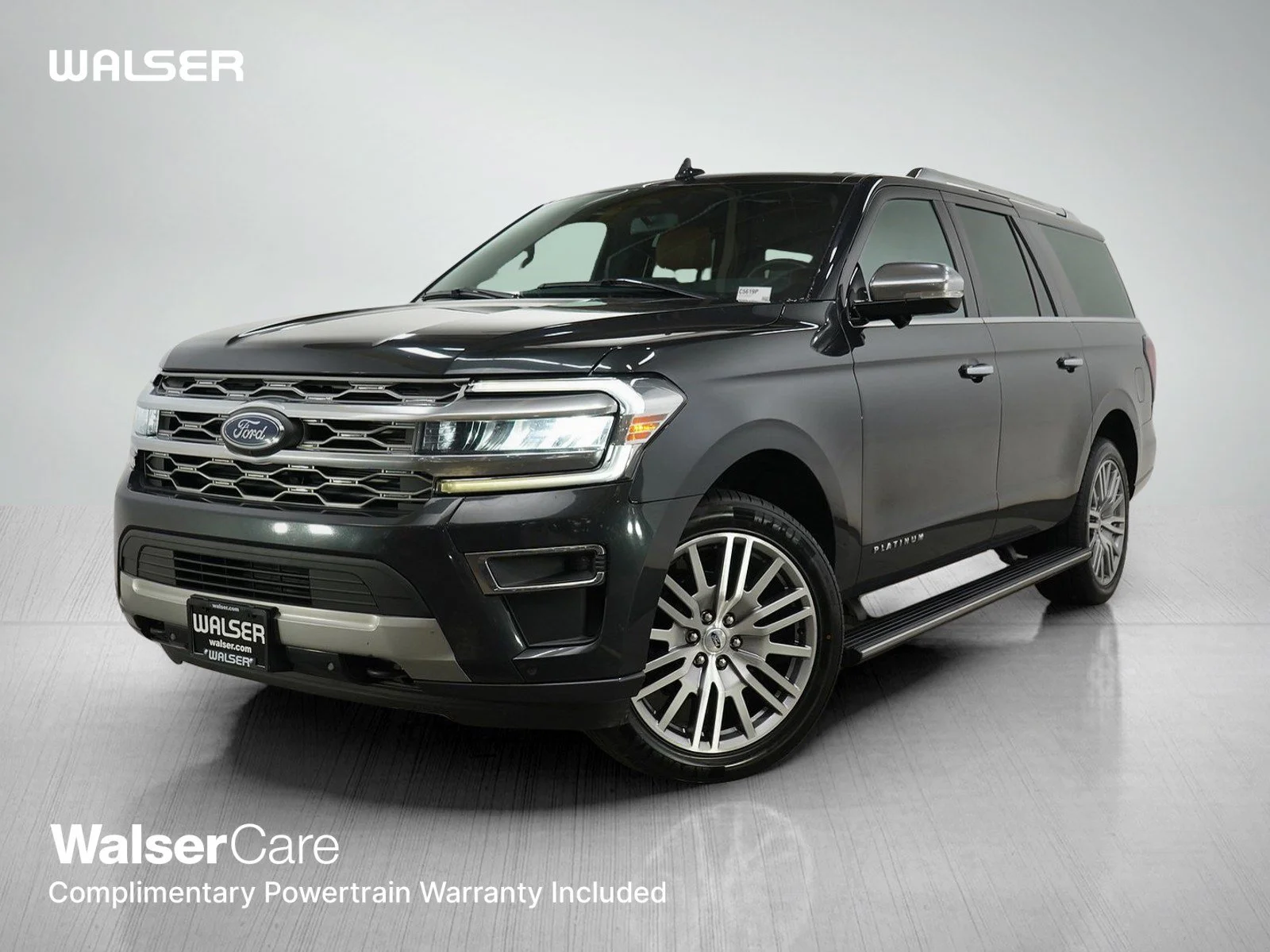 Used 2023 Dark Matter Metallic Ford Platinum image 1