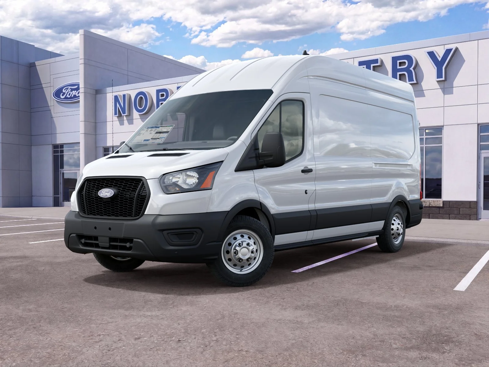 New 2027 Oxford White Ford Cargo Van image 26