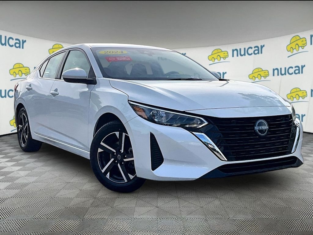 Certified Used 2024 White Nissan SV image 1