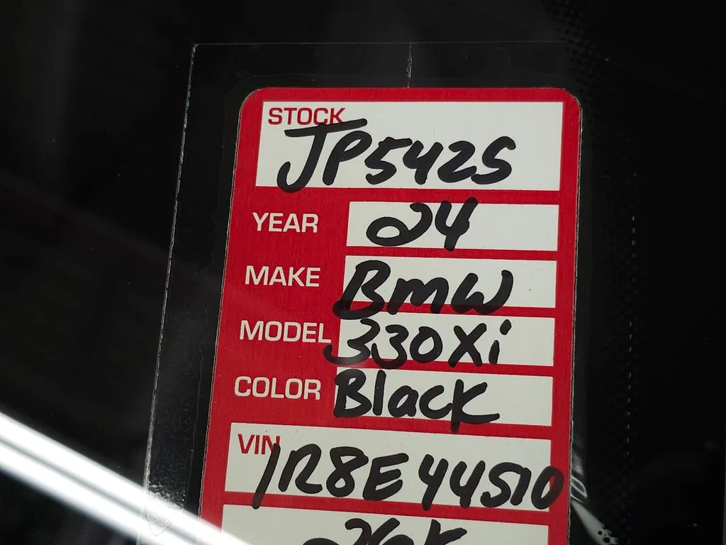 Used 2024 Black BMW 330i xDrive image 37