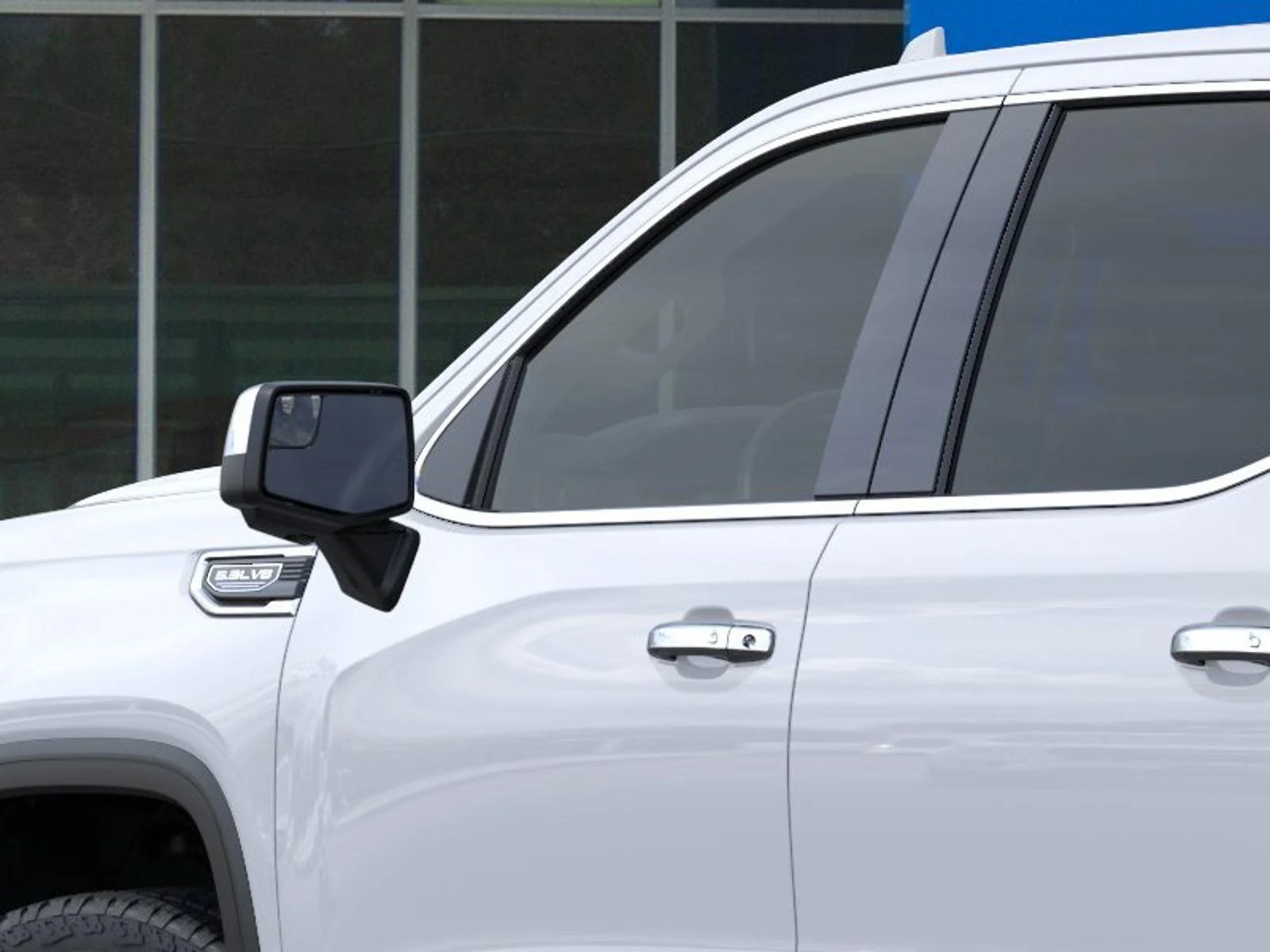 New 2026 Glacier White Tricoat GMC SLT image 12