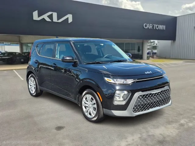 Certified Used 2022 Black Kia LX image 1