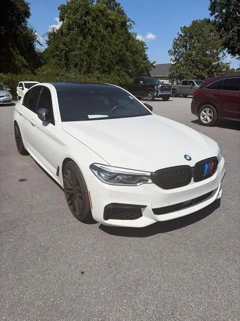 Used 2018 White BMW M550i xDrive image 2