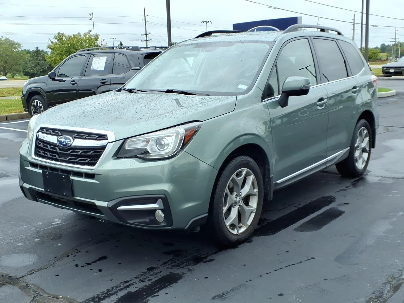 Used 2017 Jasmine Green Metallic Subaru Touring image 2