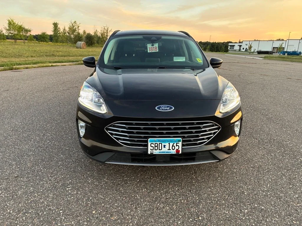 Used 2021 Black Ford Titanium image 3