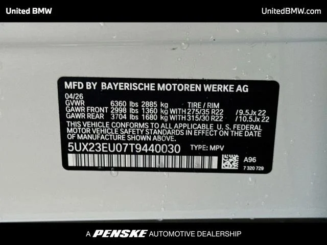 New 2026 Mineral White Metallic BMW X5 40i image 15