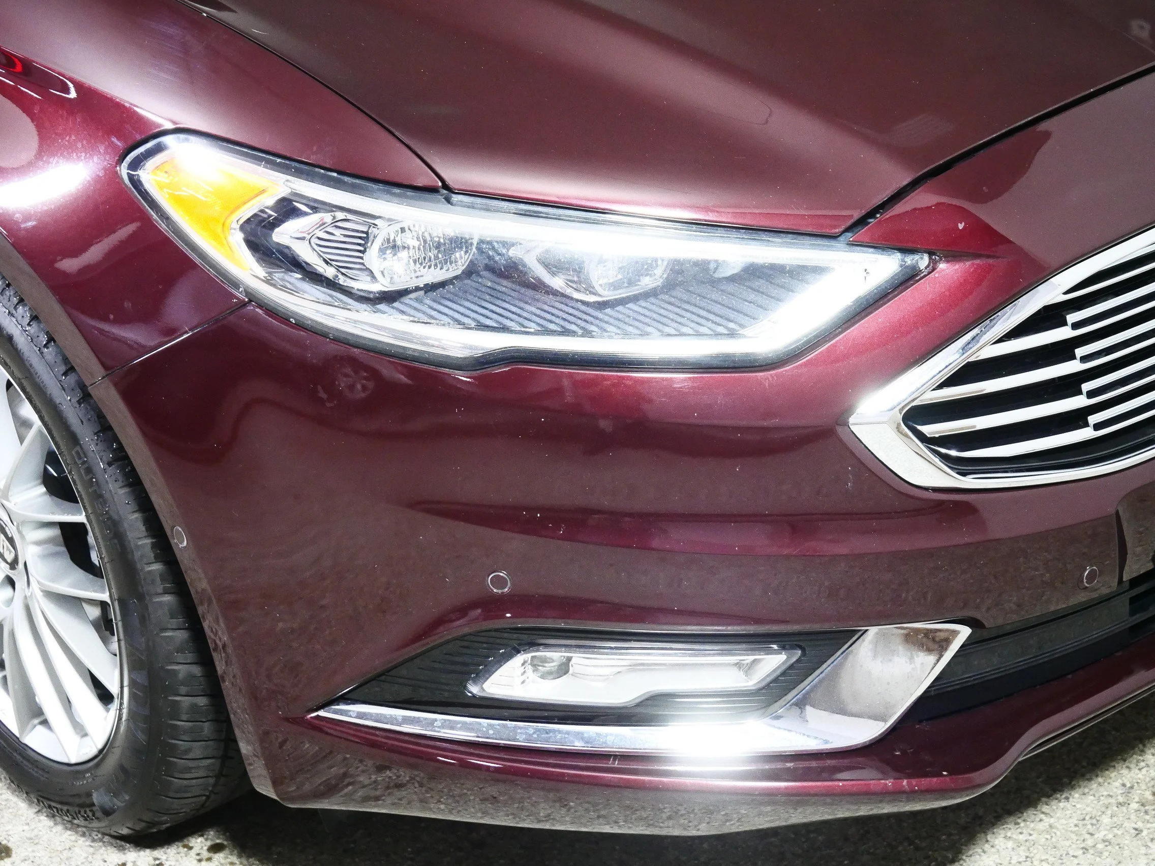 Used 2017 Burgundy Velvet Metallic Tinted Clearcoat Ford Titanium image 16