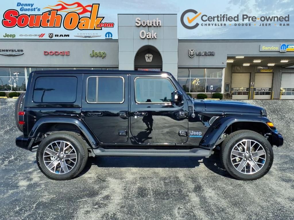 Certified Used 2023 Black Jeep Sahara 4xe image 2