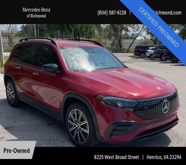 Certified 2024 Mercedes-Benz EQB Base with VIN W1N9M0KB7RN103872 for sale in Richmond, VA