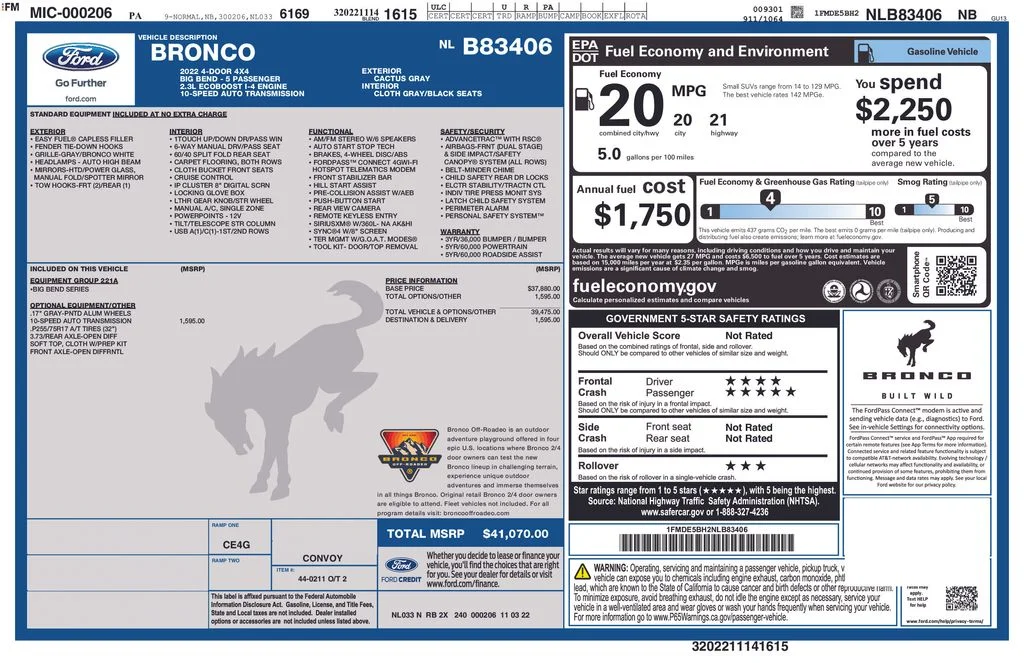 Used 2022 Cactus Ford Big Bend image 17