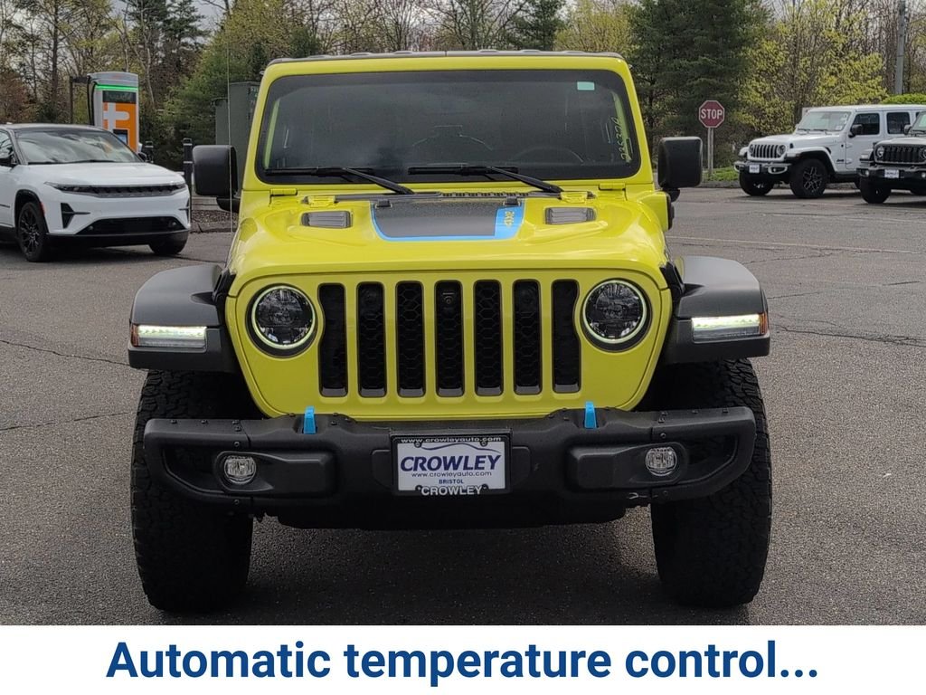 Certified Used 2023 Yellow Jeep Rubicon 4xe image 10