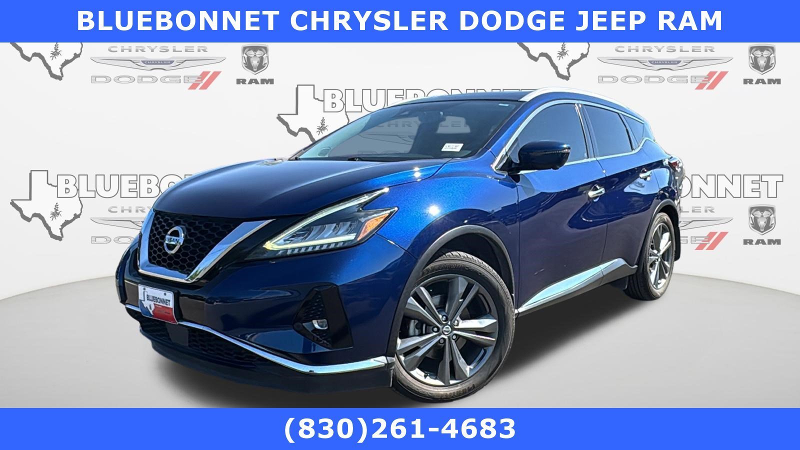 Certified Used 2020 Deep Blue Pearl Nissan Platinum image 1