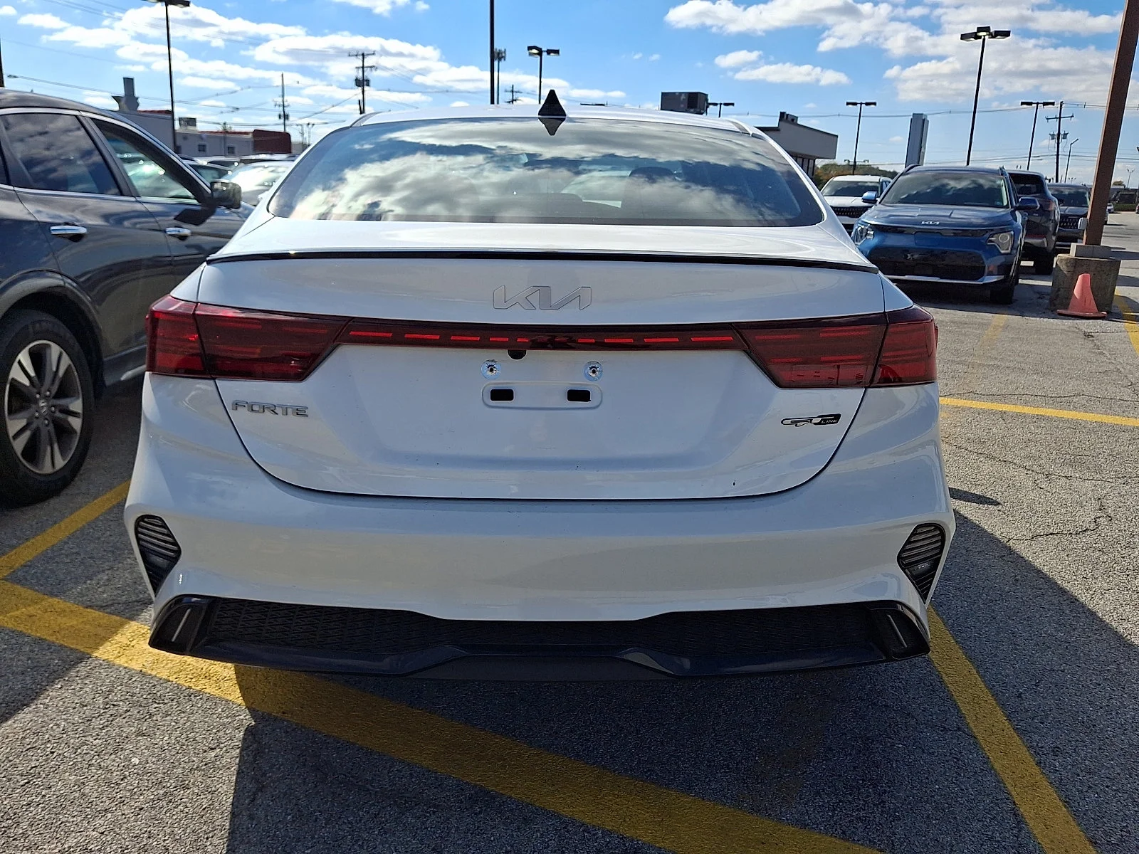 Certified Used 2022 White Kia GT-Line image 8