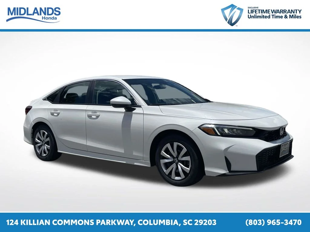 New 2026 Honda Civic Sedan LX 4D Sedan in Columbia #TH610755