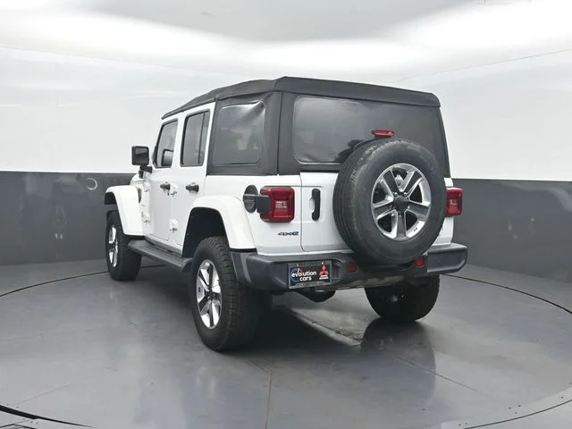 Used 2021 White Jeep Unlimited Sahara 4xe image 19