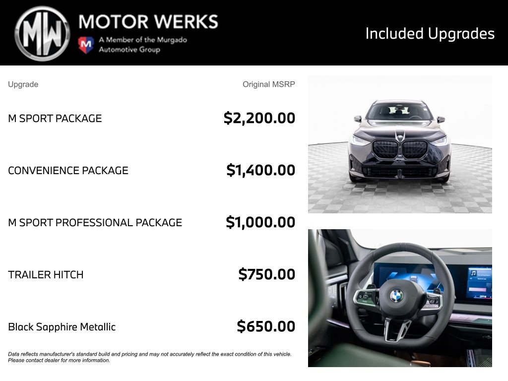 Certified Used 2026 Black Sapphire Metallic BMW 30 xDrive image 4