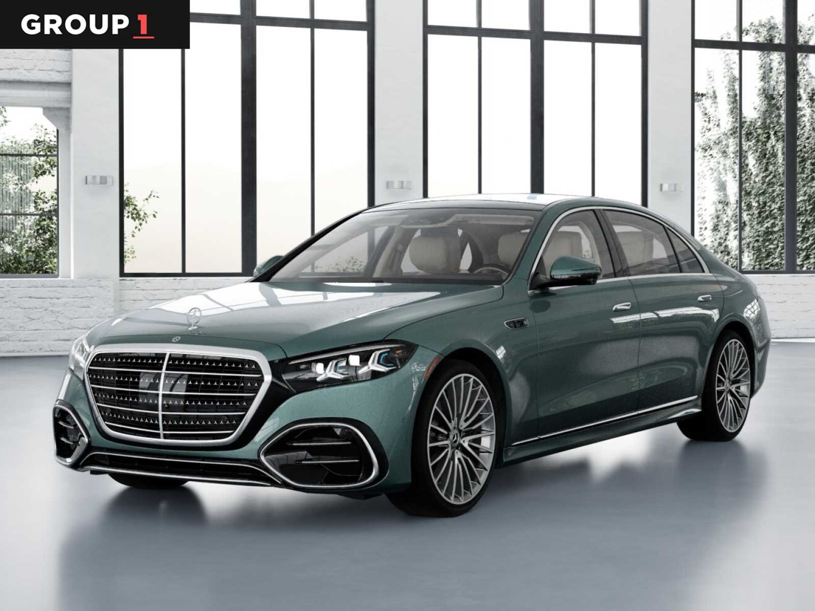 New 2027 Verde Silver Metallic Mercedes-Benz S 500 image 1