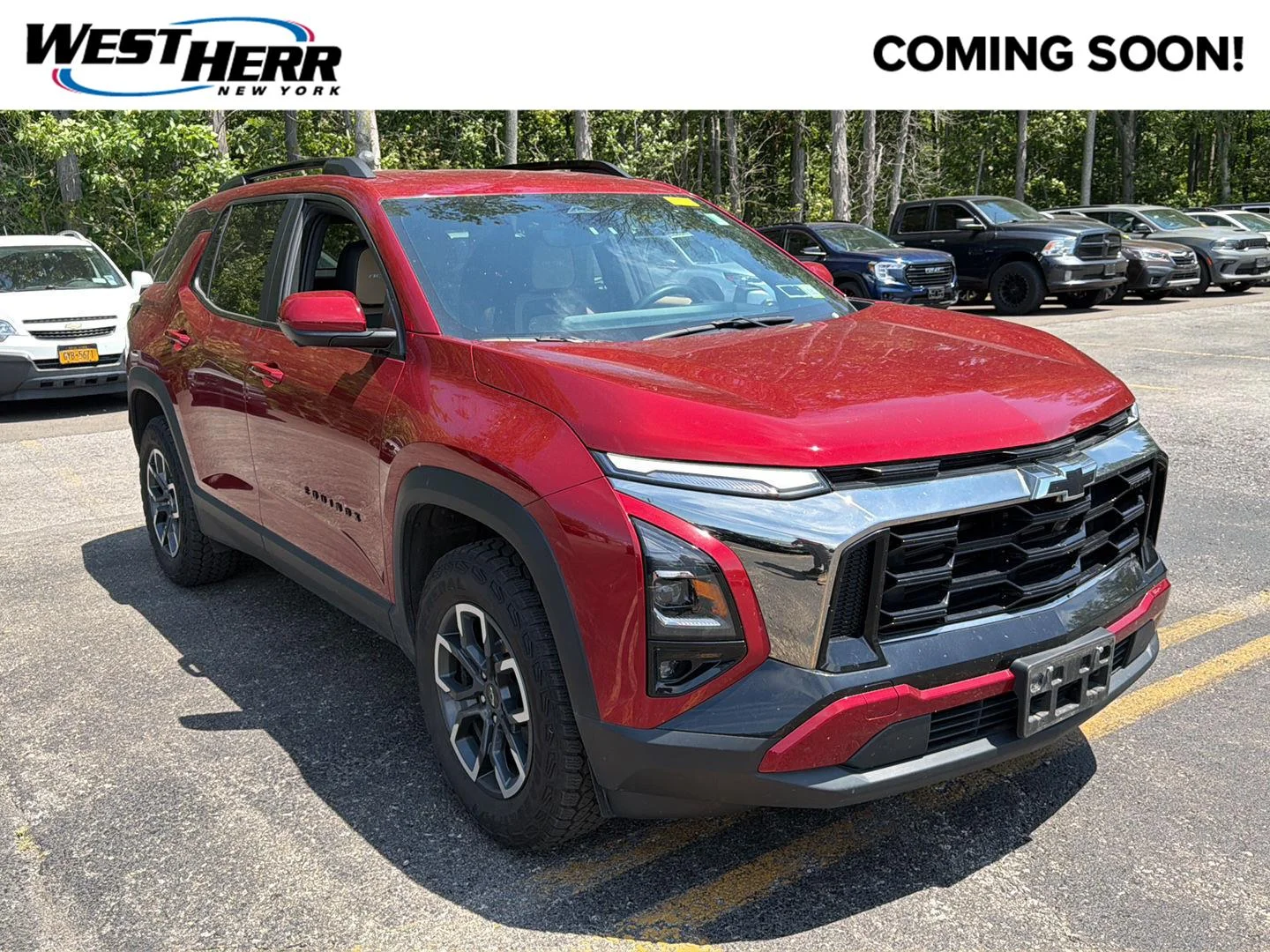 Used 2025 Radiant Red Tintcoat Chevrolet AWD ACTIV image 1