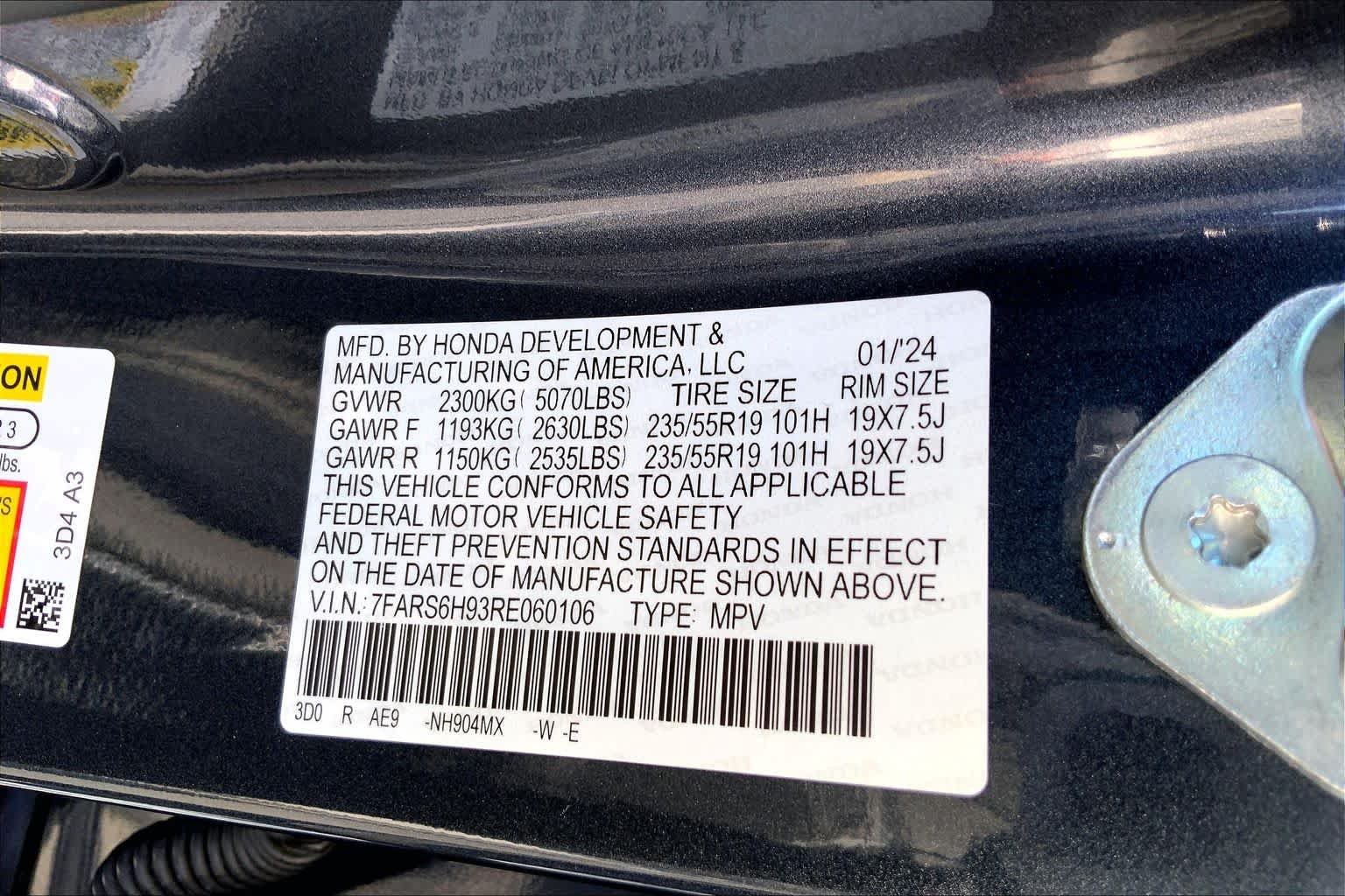 Used 2024 Meteorite Gray Metallic Honda Sport Touring image 36
