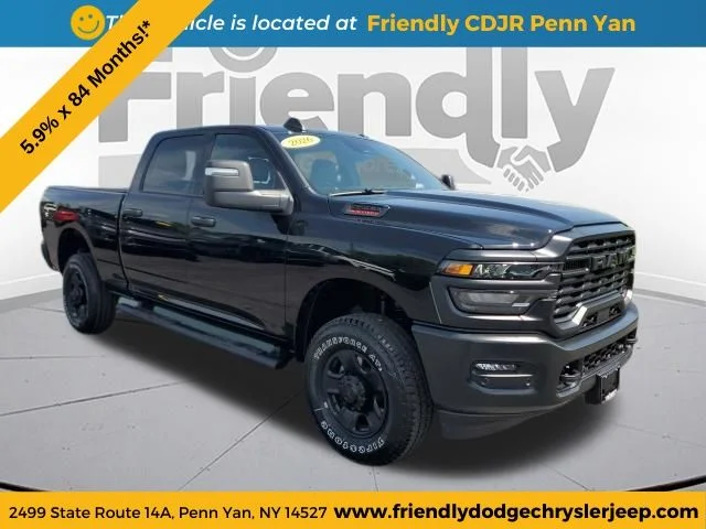 New 2026 Diamond Black Crystal Pearl-Coat Exterior Paint RAM Tradesman image 7